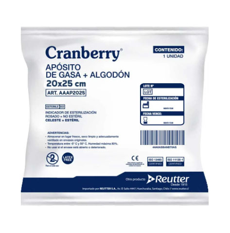 Apósitos en Sobre 20x25