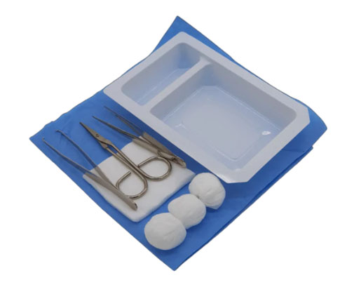 Kit de Curación Estéril Desechable con Campo